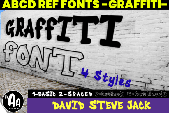 Abcd Ref Graffiti Font