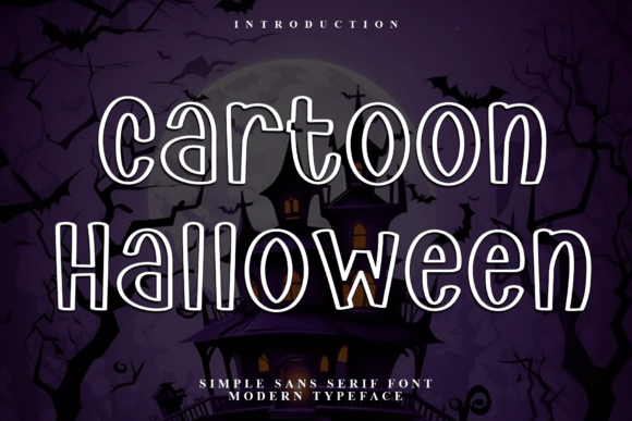 Cartoon Halloween Font for Web Design
