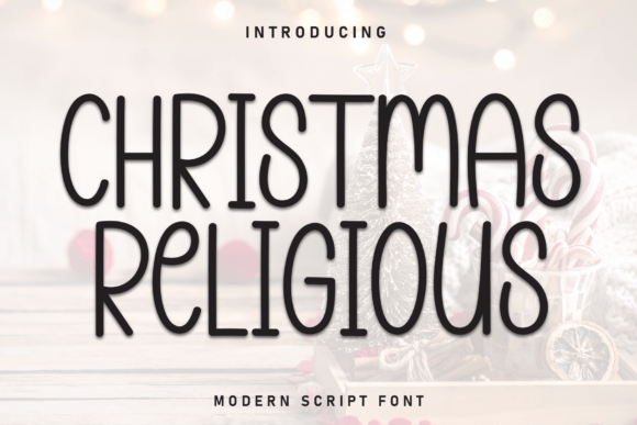 Christmas Religious Font