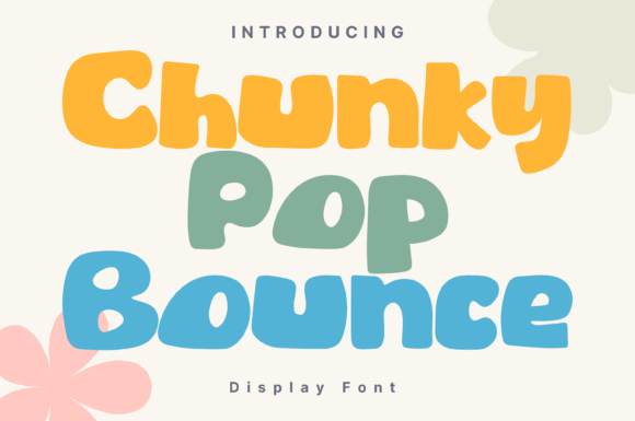 Chunky Pop Bounce Font