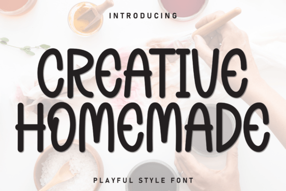 Creative Homemade Font