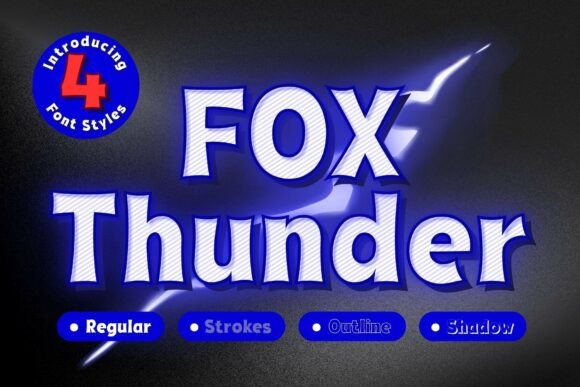 Fox Thunder: Bold Font for Impactful Campaigns
