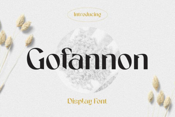 Gofannon Font for Elegant Branding