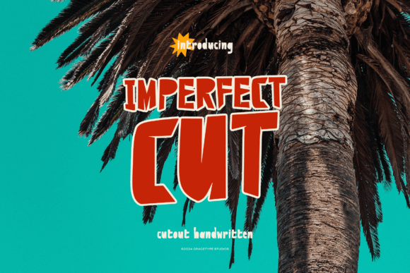Imperfect Cut Font for Bold Branding