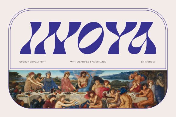 Inoya: A Retro Display Font