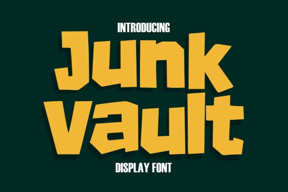 Junk Vault Font for Bold Branding