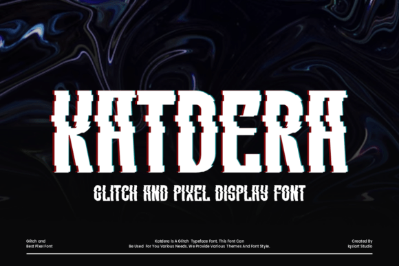 Katdera: A Bold Display Font for Creative Projects