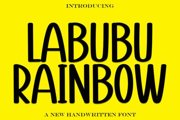 Labuburainbow Font for Bold Branding