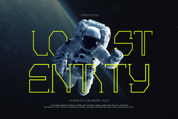 Lost Entity Font for Bold Branding