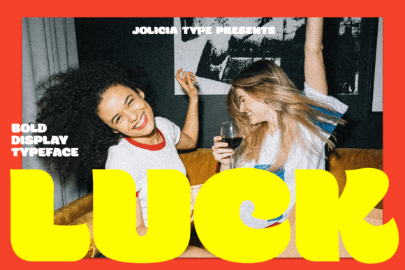 Luck Regular Font for Bold Web Design