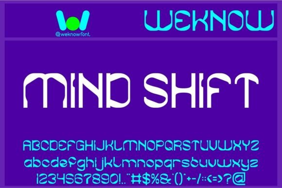 Mind Shift Font for Web Design