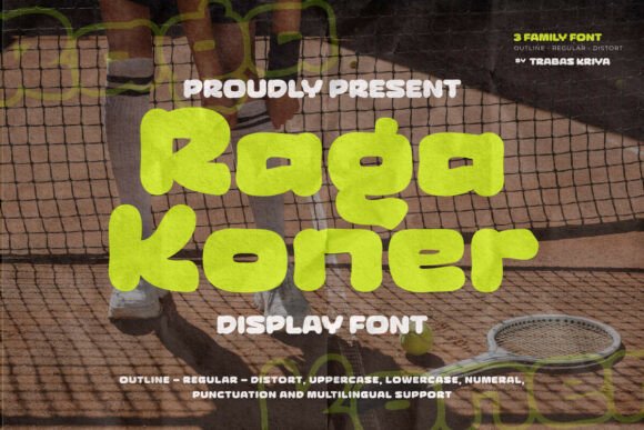 Raga Koner: A Bold Display Font