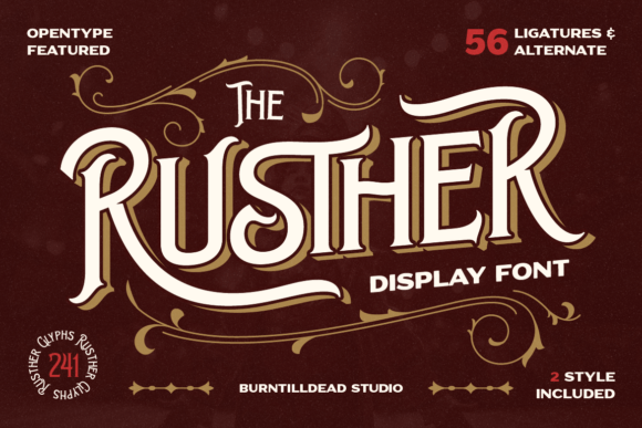Rusther Regular Font Review