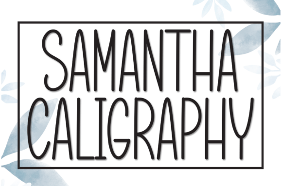 Samantha Caligraphy Font