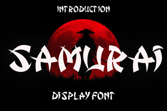 Samurai Font for Creative Design