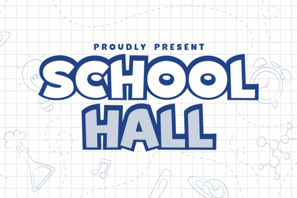 School Hall Font for Bold Branding