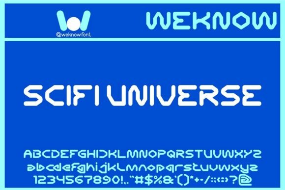 Scifi Universe Font Review