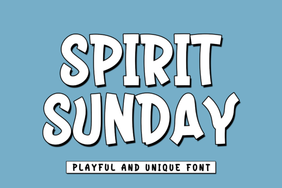 Spirit Sunday Font for Creative Makers