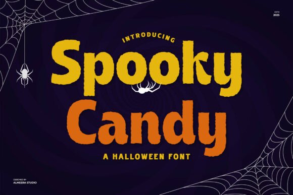 Spooky Candy Font for Web Design