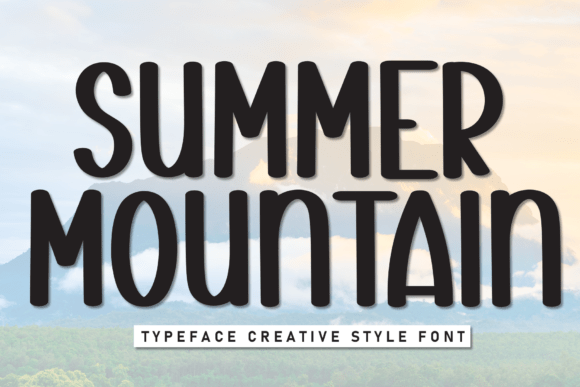 Summer Mountain Font for Elegant Design