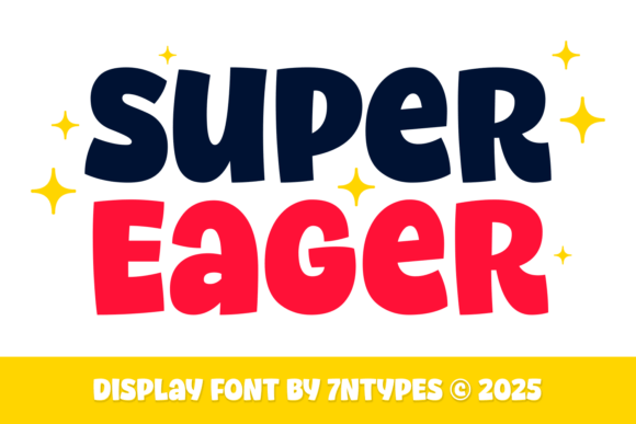 Super Eager Font for Web Design