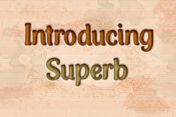 Superb Font for Creative Makers