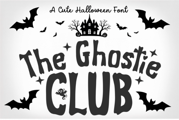 The Ghostie Club Font for Spooky Sweetness